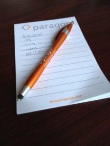 Paragon Pad And Pen